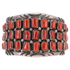 Bracciale in corallo e argento sterling