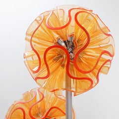"Coral Ball" Orange Floor Lamp - QisDesign