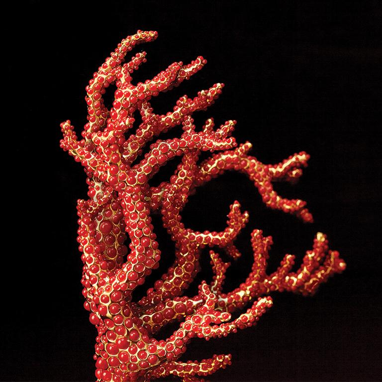 Contemporary Coral Bookend For Sale