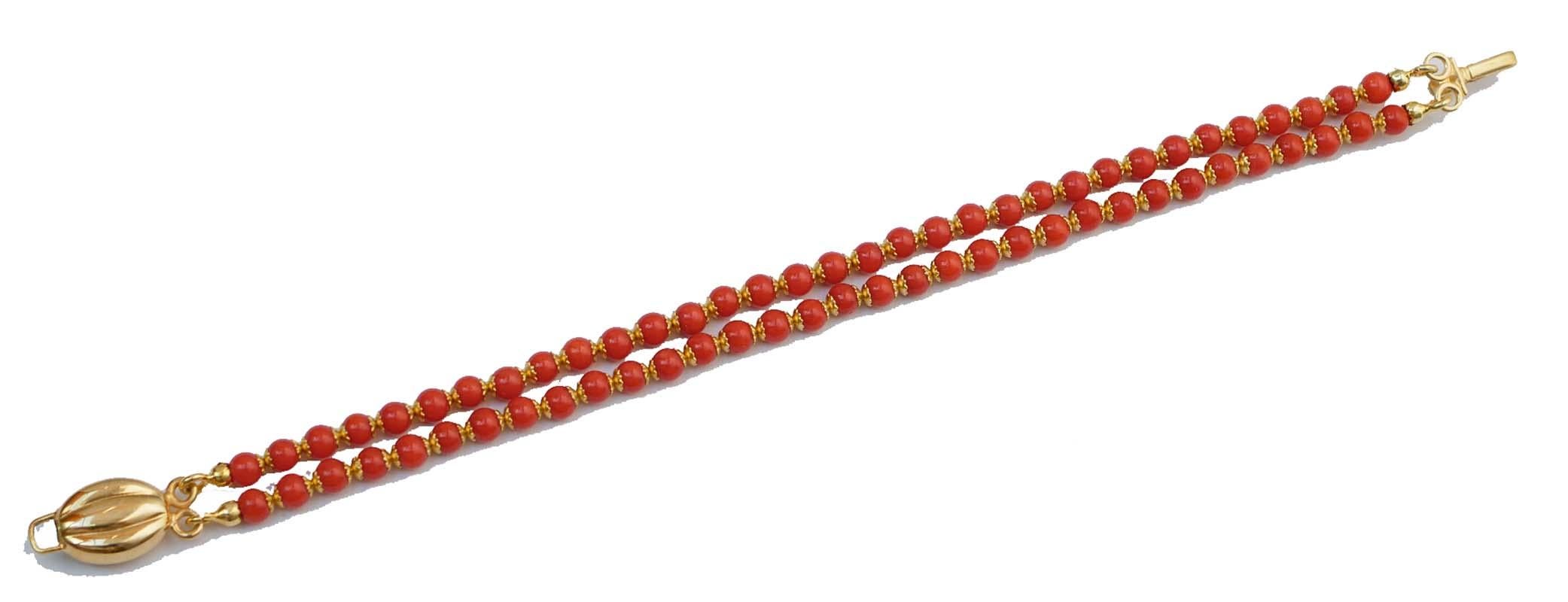 Rétro Bracciale di corallo. in vendita