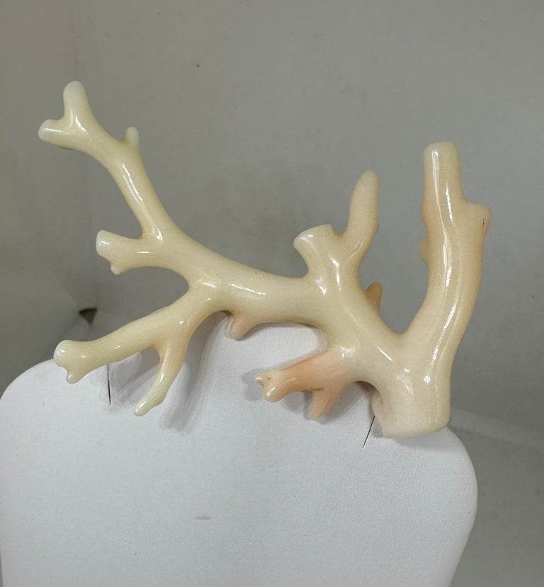Vintage Castlecliff Coral Branch Brooch