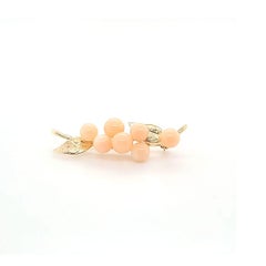 Coral Branch Brooch
