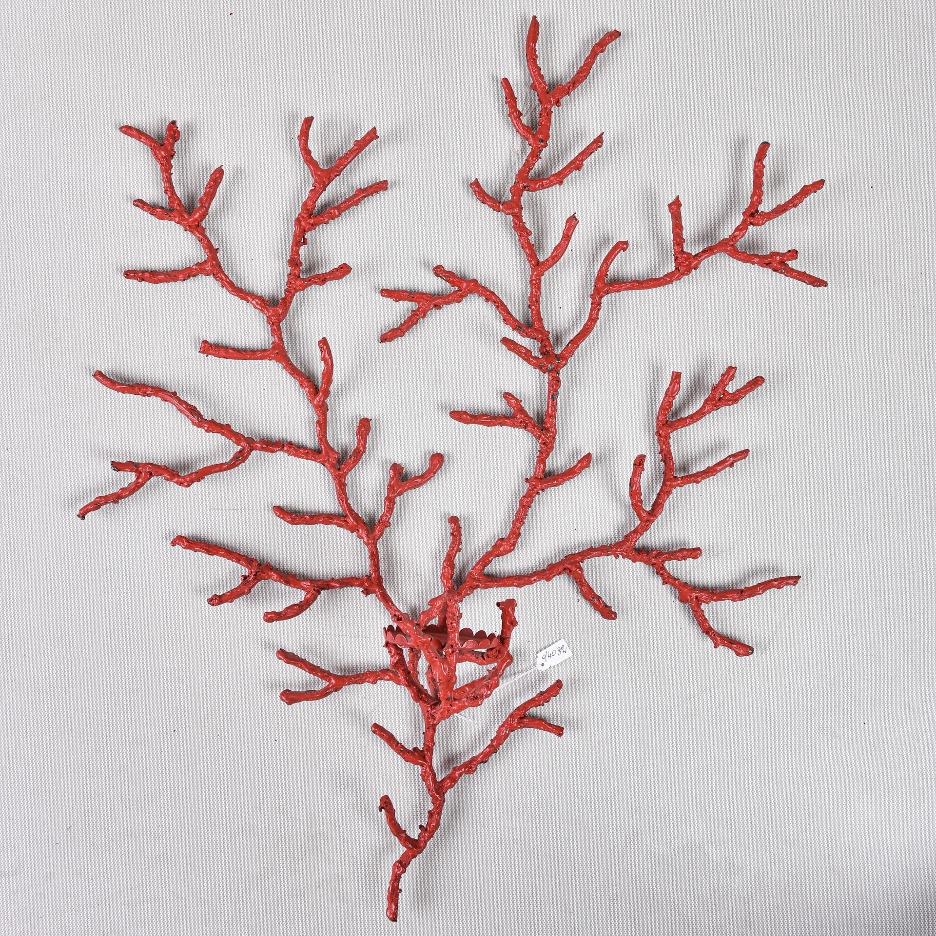 Brutalist Coral Branches Iron Wall Sculptures For Sale