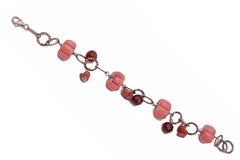 Armband aus Koralle, Karneol und Retrò