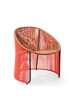 Coral Cartagenas Lounge Chair by Sebastian Herkner