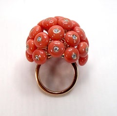 Koralle Chantecler Ring