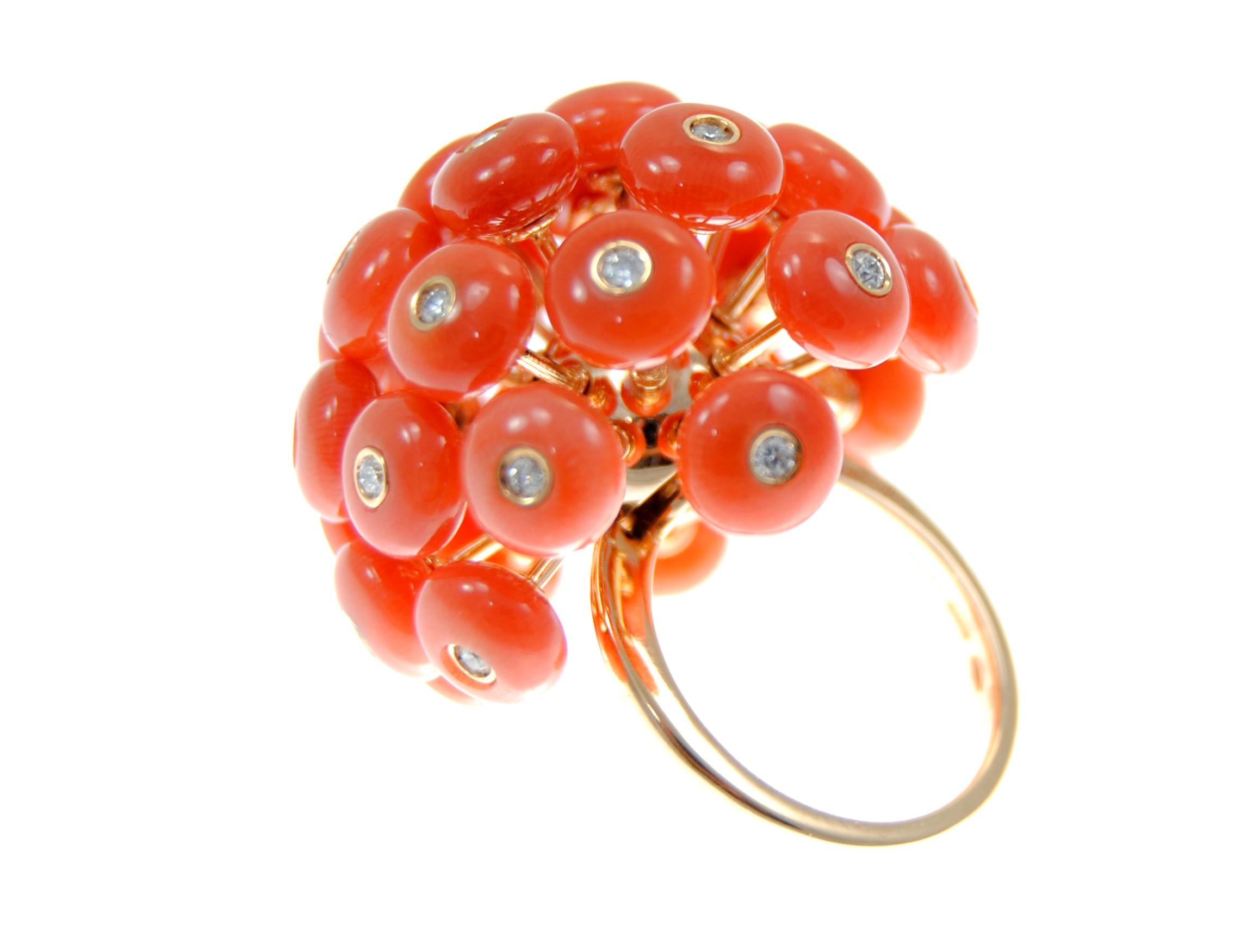 Women's Coral Chantecler Ring