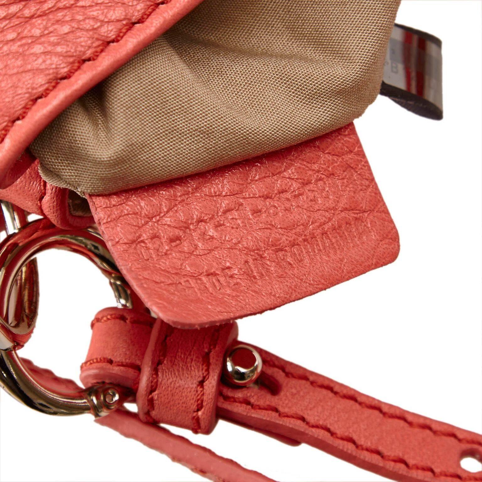 Coral Chloe Leather Lily Crossbody Bag 2