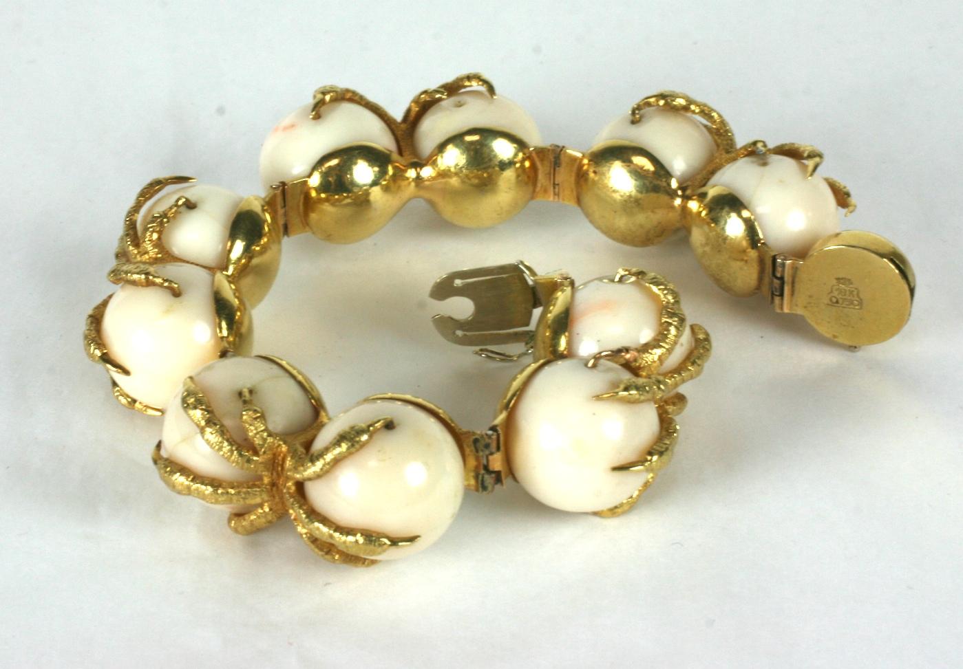 da uomo o donna Bracciale The Claw di corallo in vendita
