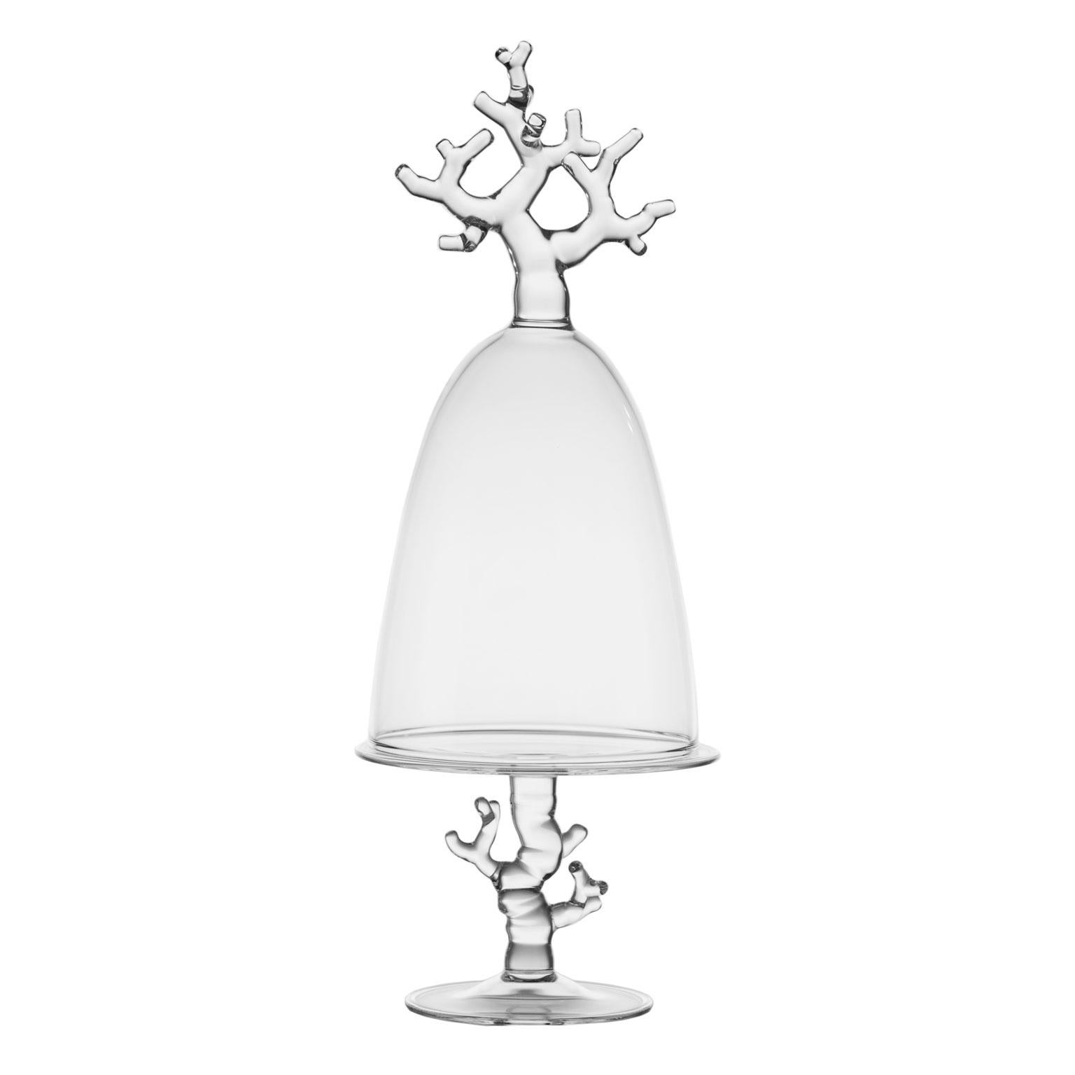 Collection Coral contemporaine Vases et supports de service en verre soufflé à la main Deco en vente 3