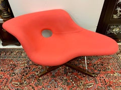 Coral Color La Chaise Chair by Charles & Ray Eames for Vitra Mid-Century Style
