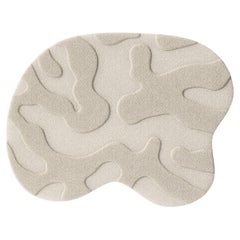 Tapis contemporain Coral en fibre de nylon régénérée Econyl par Estudio Orth