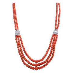 Platinum Multi-Strand Necklaces
