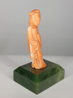 Gravur-Figur aus Goldbronze