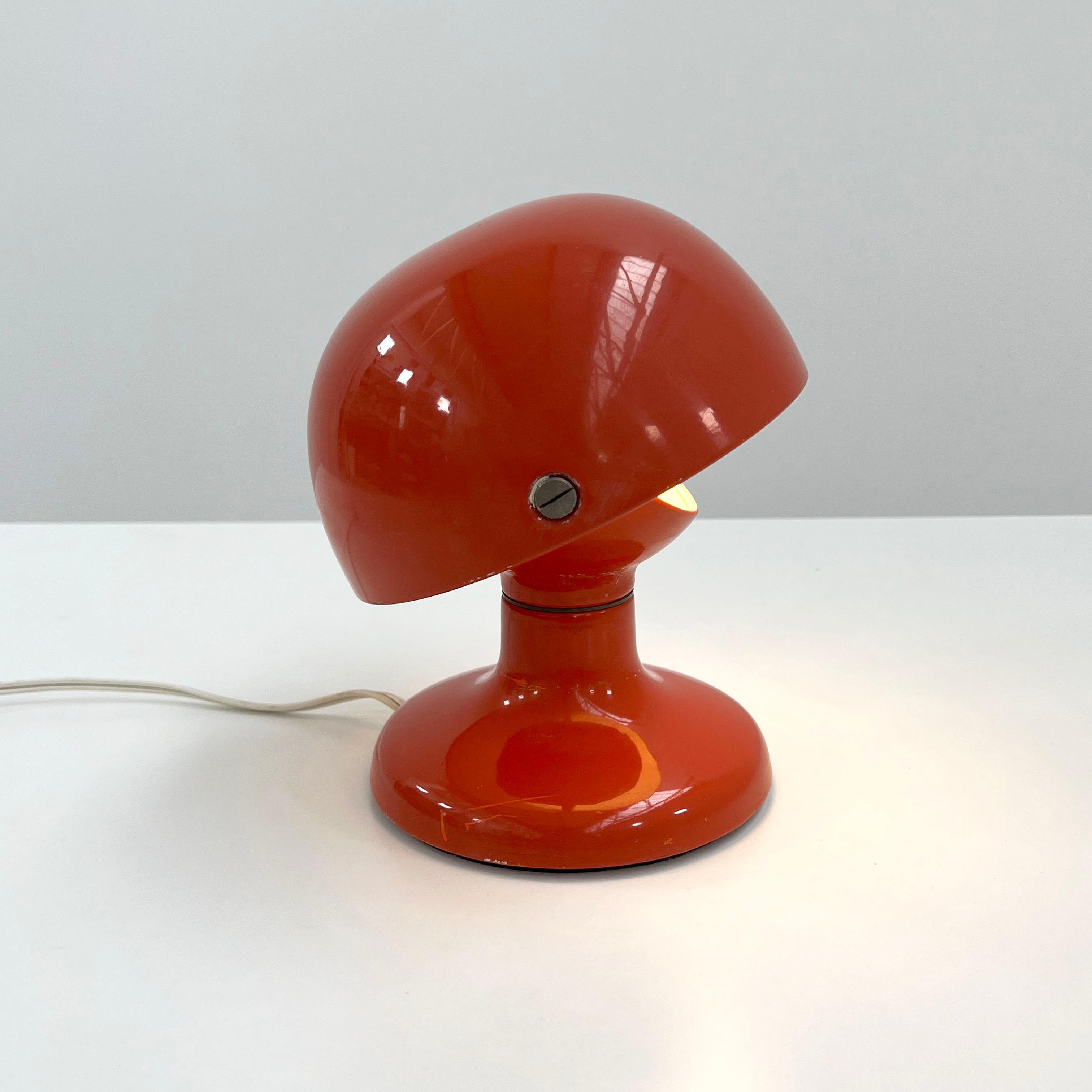 Designer - Tobia & Afra Scarpa
Producer - Flos
Model - Jucker 147 Table Lamp
Design Period - Sixties
Measurements - Width 18 cm x Depth 18 cm x Height 23 cm
Materials - Metal
Color - Coral
Light wear consistent with age and use. Some scuffs