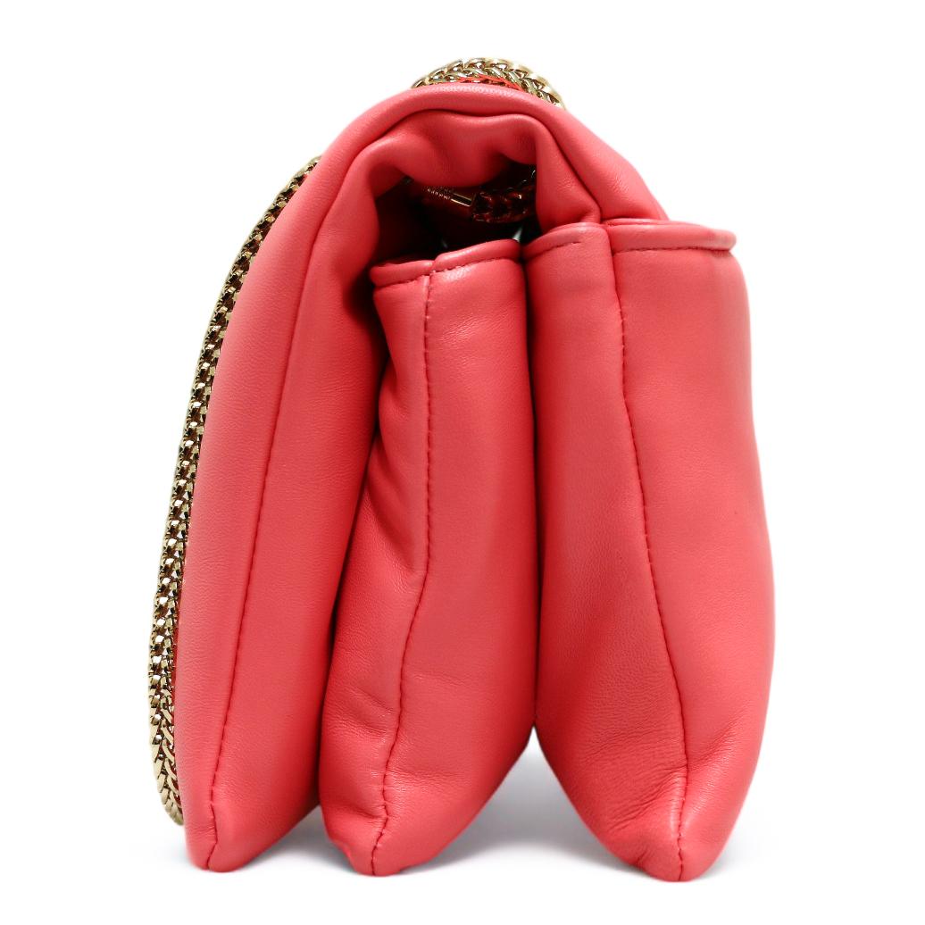 Women's Coral Leather Airbag Bag GIAMBATISTA VALLI For Sale