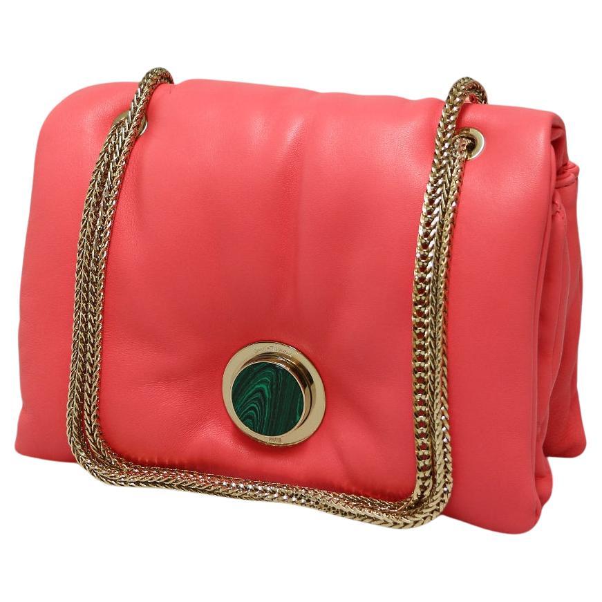 Sac Airbag en cuir corail GIAMBATISTA VALLI en vente