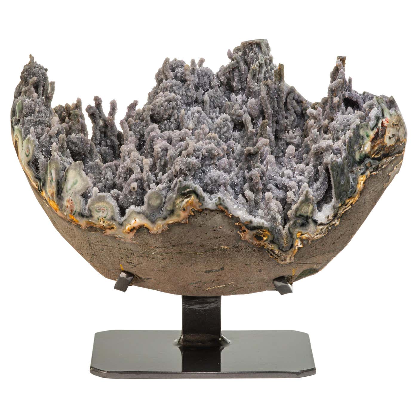 Coral like Round Geode with Polished Borders For Sale at 1stDibs ...
