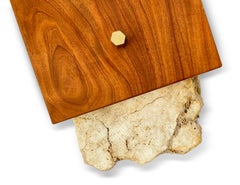 Table basse en corail et acajou - Organic Modern Design
