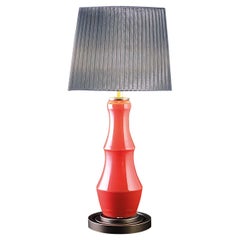 Coral Murano Glass Table Lamp