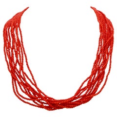 Black Coral Necklace For Sale at 1stDibs