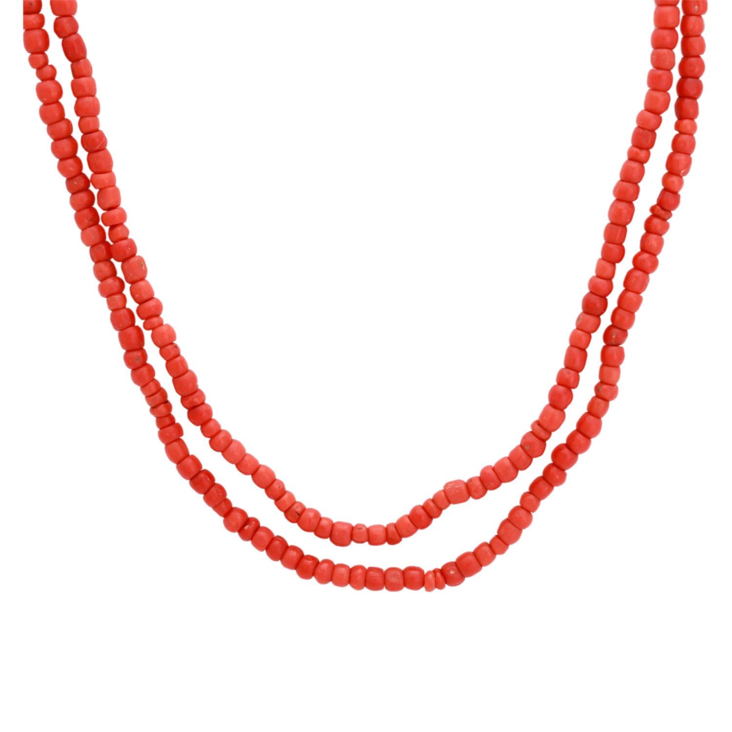 Coral Necklace For Sale at 1stDibs