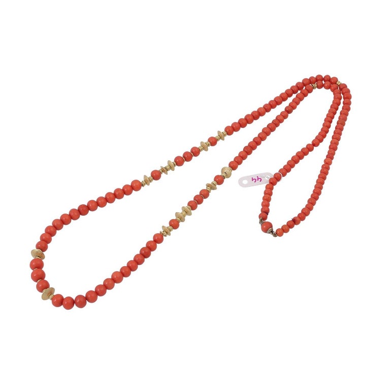 Coral Necklace For Sale at 1stDibs