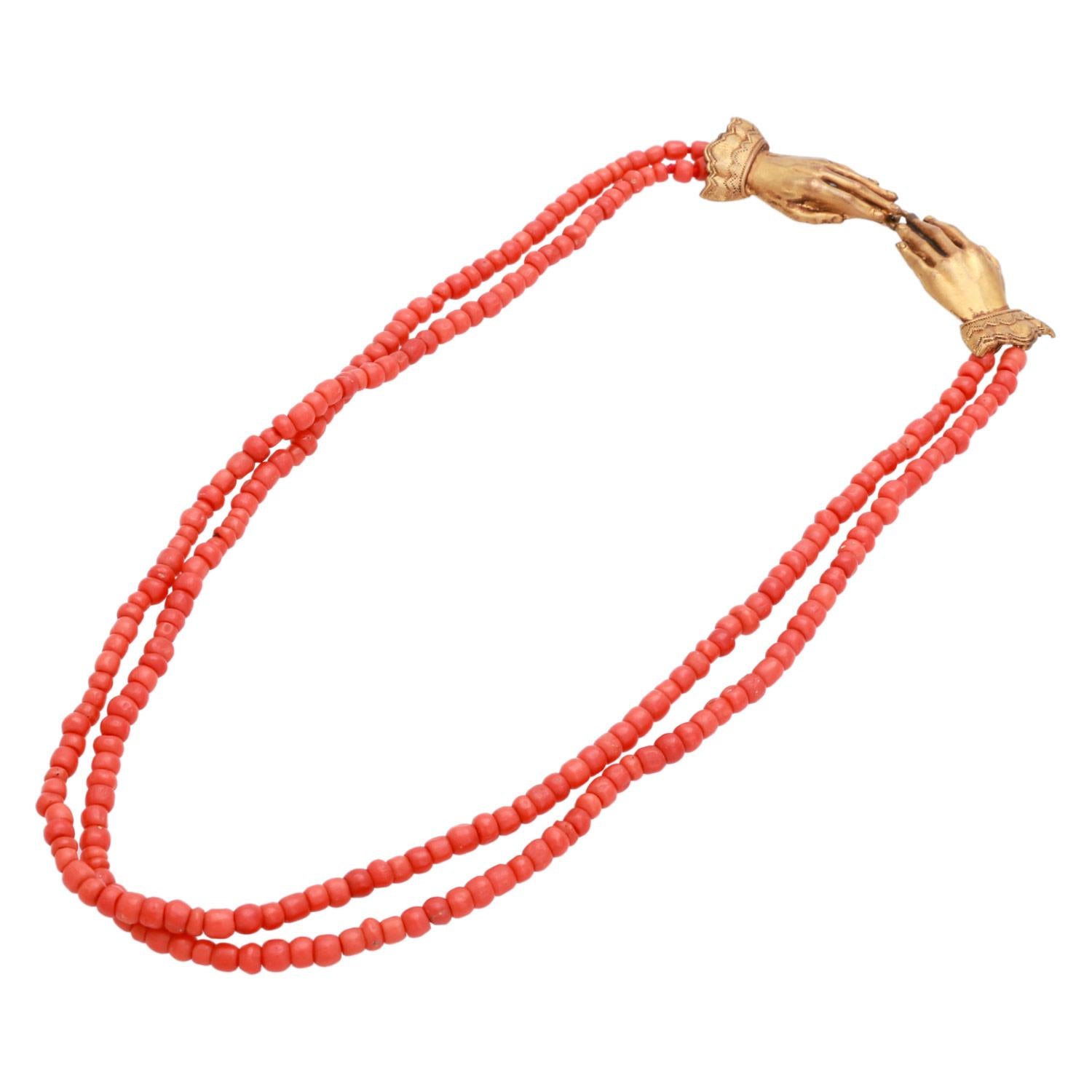 Coral Necklace For Sale at 1stDibs