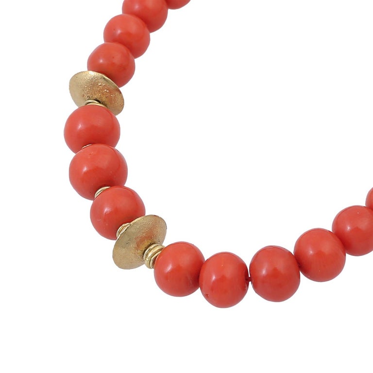 Coral Necklace For Sale at 1stDibs