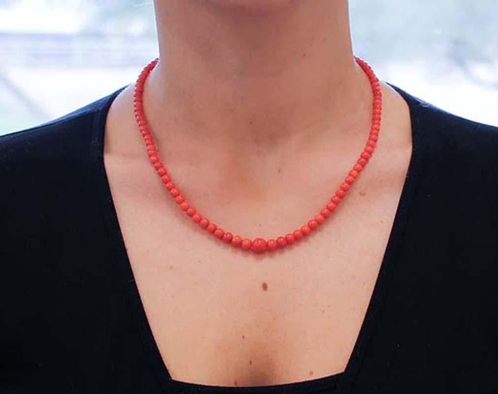 Collana di corallo. In condizioni buone in vendita a Marcianise, Marcianise (CE)