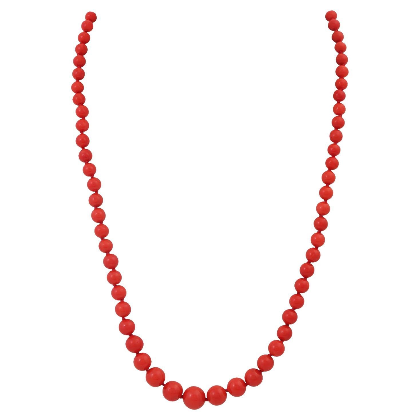 Black Coral Necklace For Sale at 1stDibs