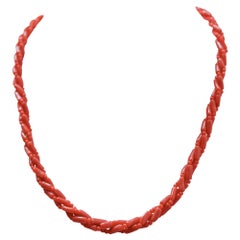Collana di corallo.