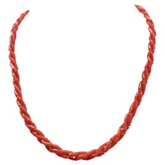 Collana di corallo.
