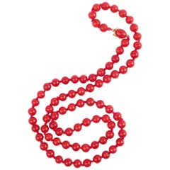 Coral Necklace from Midcentury Naples