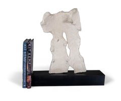 Coral on Metal Base Sculpture