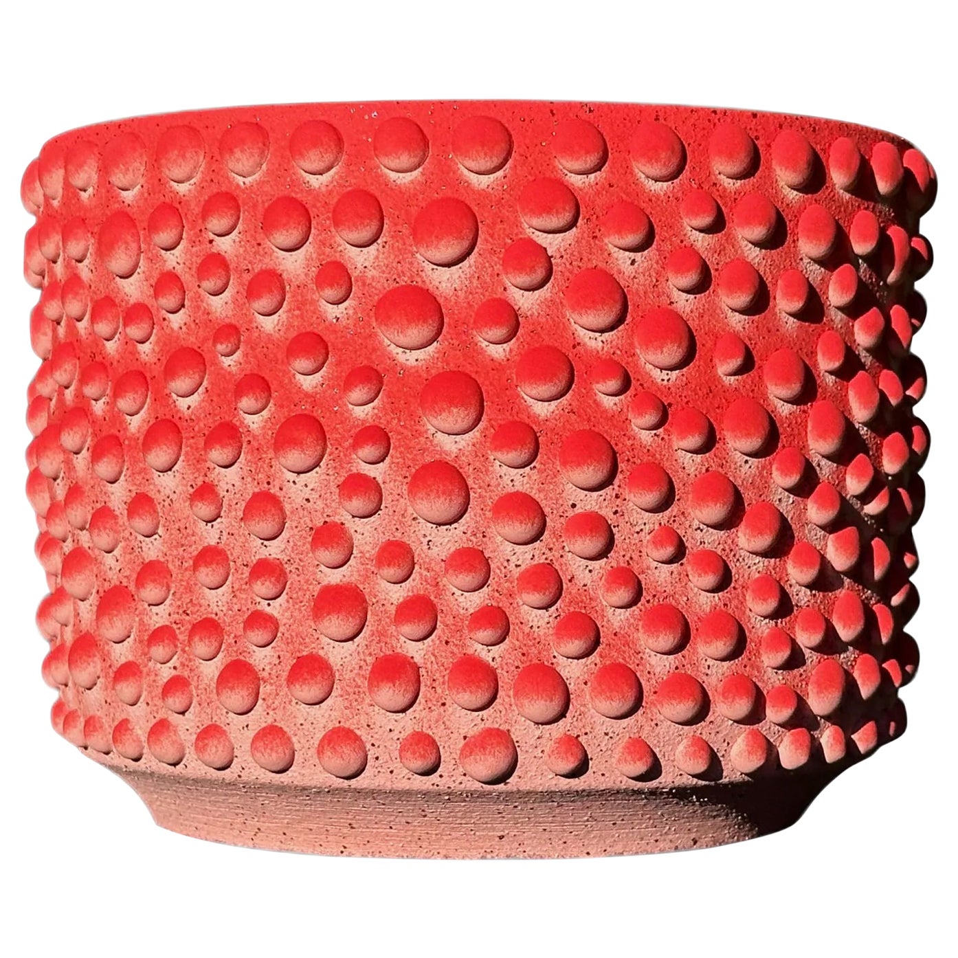 Macetero Ombre Coral Organic Dot