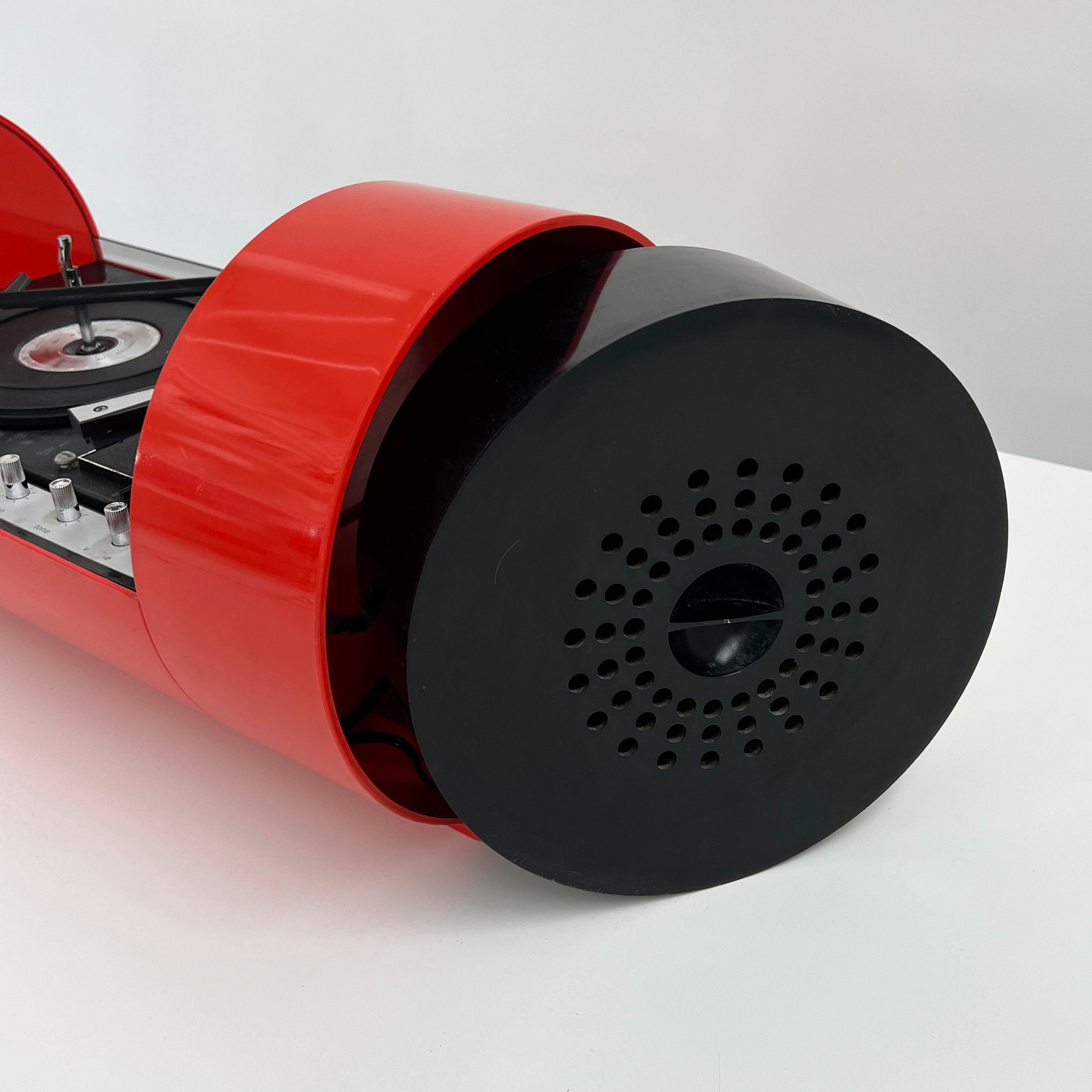 Coral PAAM Tube Turntable Stereo Console by Yonel Lebovici, 1968 1