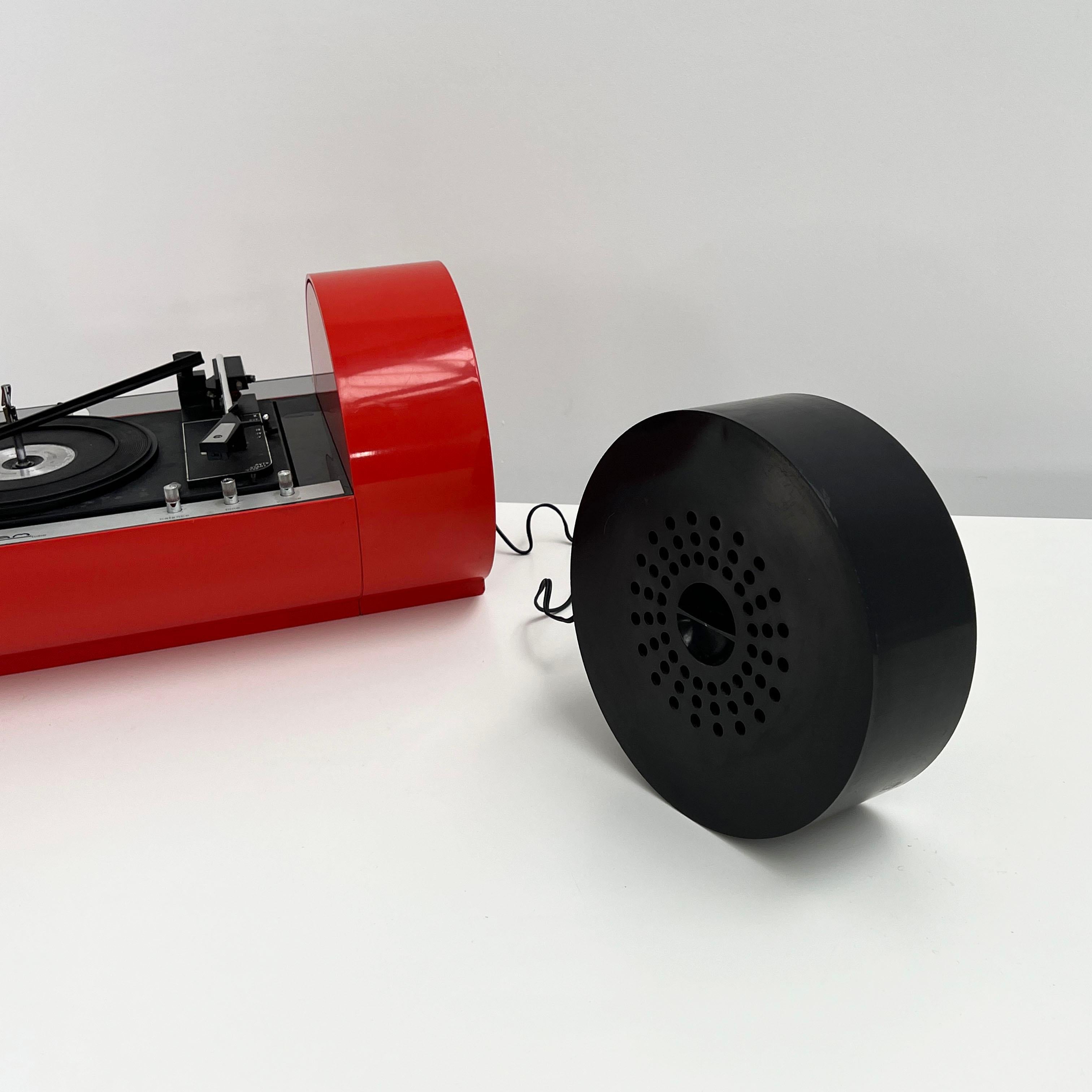 Coral PAAM Tube Turntable Stereo Console by Yonel Lebovici, 1968 2