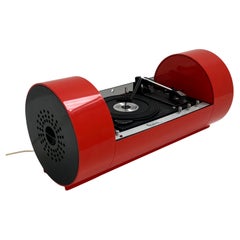 Vintage Coral PAAM Tube Turntable Stereo Console by Yonel Lebovici, 1968