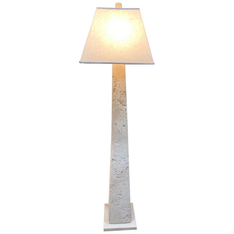 Coral Pedestal Floor Lamp Vintage Organic Modern For Sale at 1stDibs