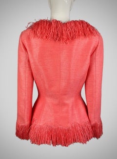 Korallene Raffia Jacke SS 2001 Les Solarisées Thierry Mugler Couture