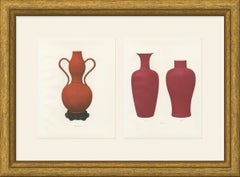 Coral Red and Ruby Monochromes, Two Chinese Color Plates, 1911