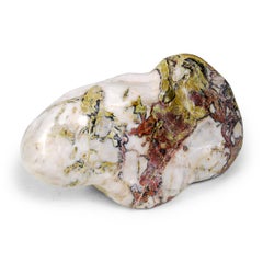 "Coral Red" Chinese Meditation Stone