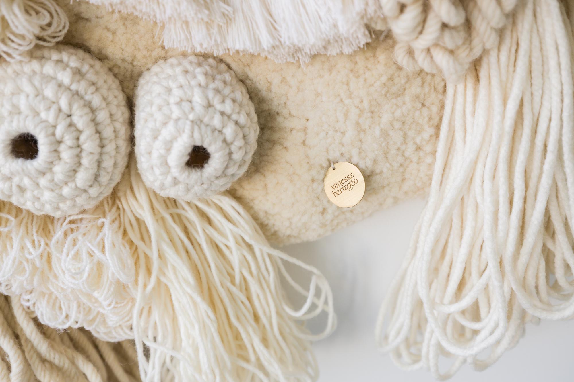 Korallenriff-inspirierter Wandteppich zum Häkeln, Klinkenhäkeln und Filzen im Angebot 2