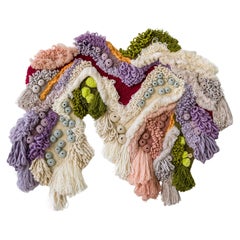 Coral Reef-Inspired Wall-Hanging Fibers Sculpture by Vanessa Barragão