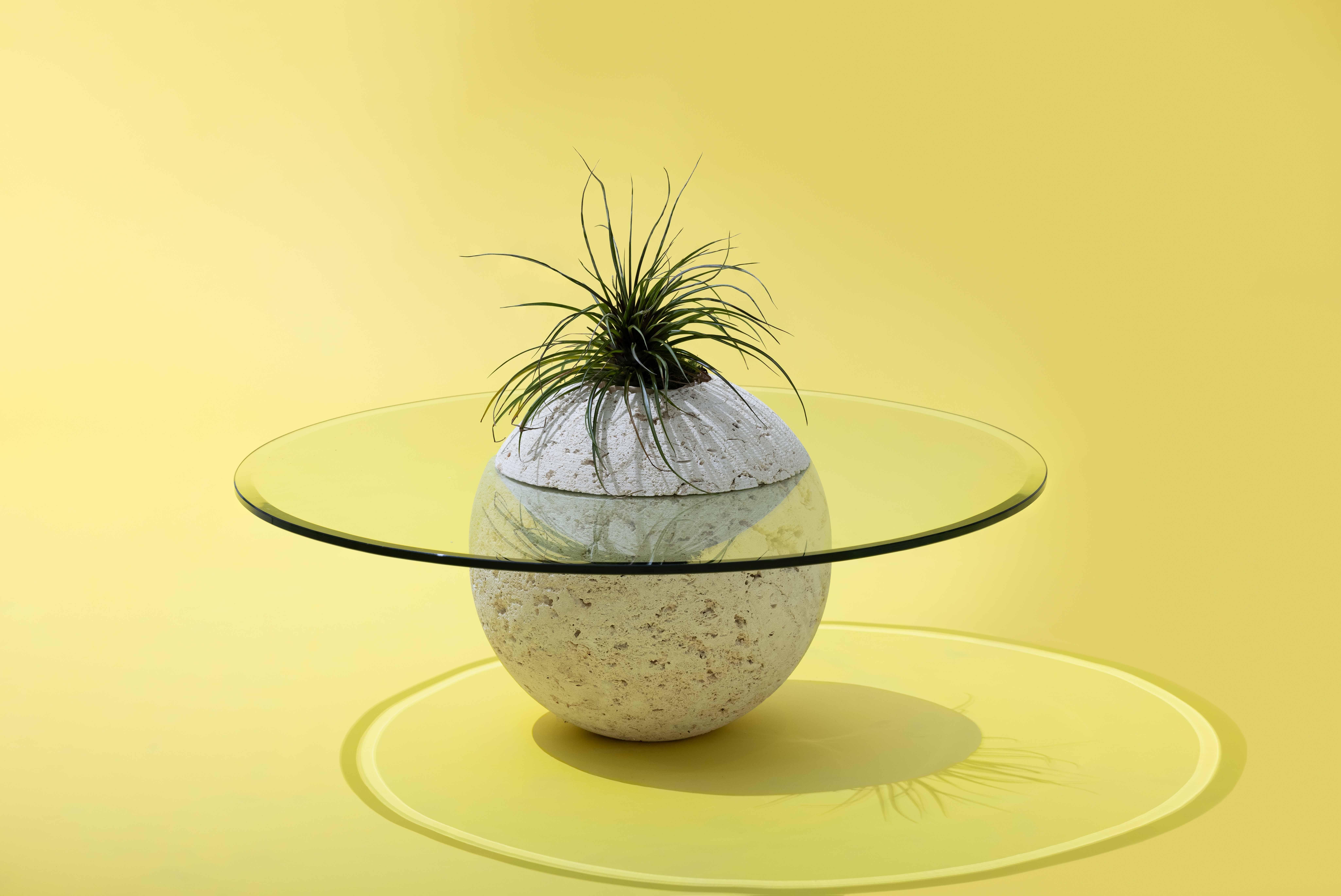 Sculpté Table basse corail rocheux Saturn en vente