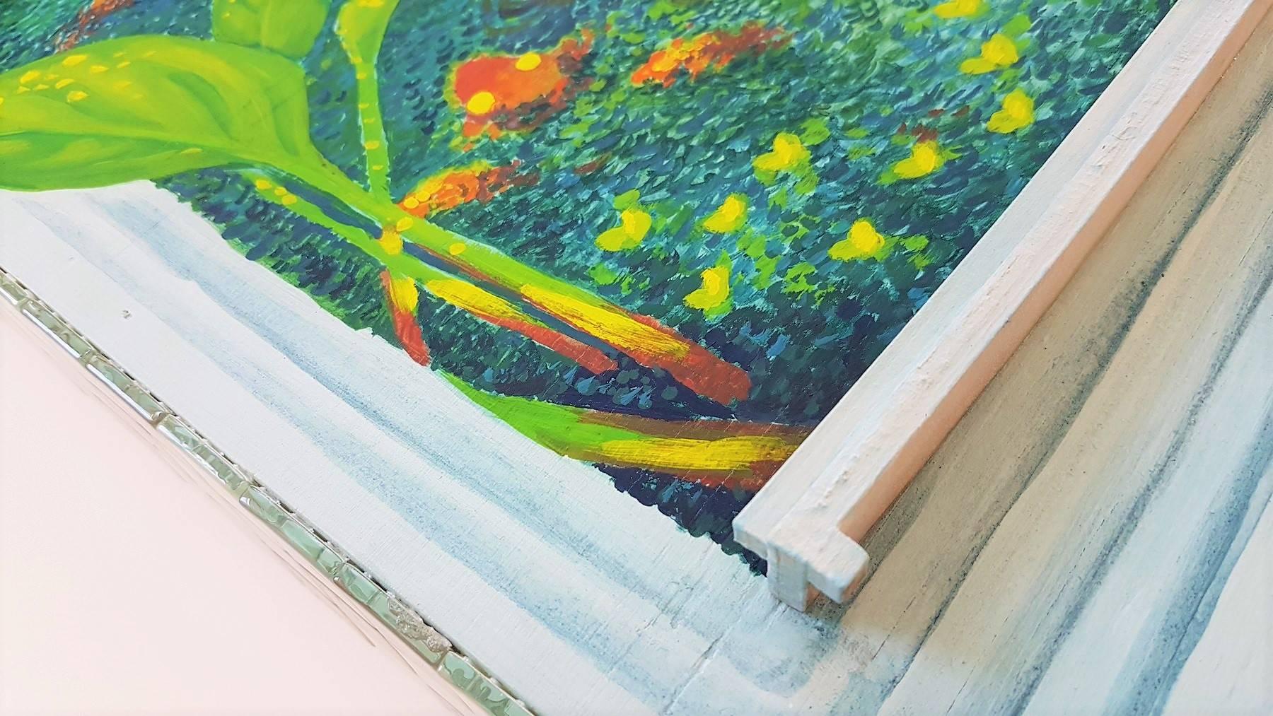window pane painting
