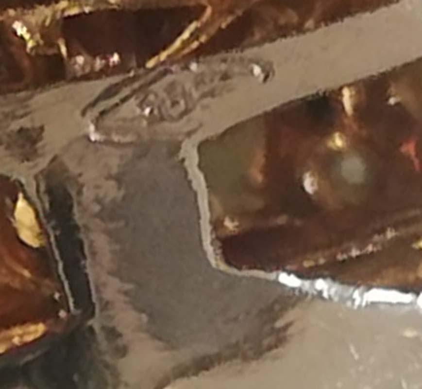 Koralle, Rubine, Diamanten, 14 Karat Roségold-Armband. Damen