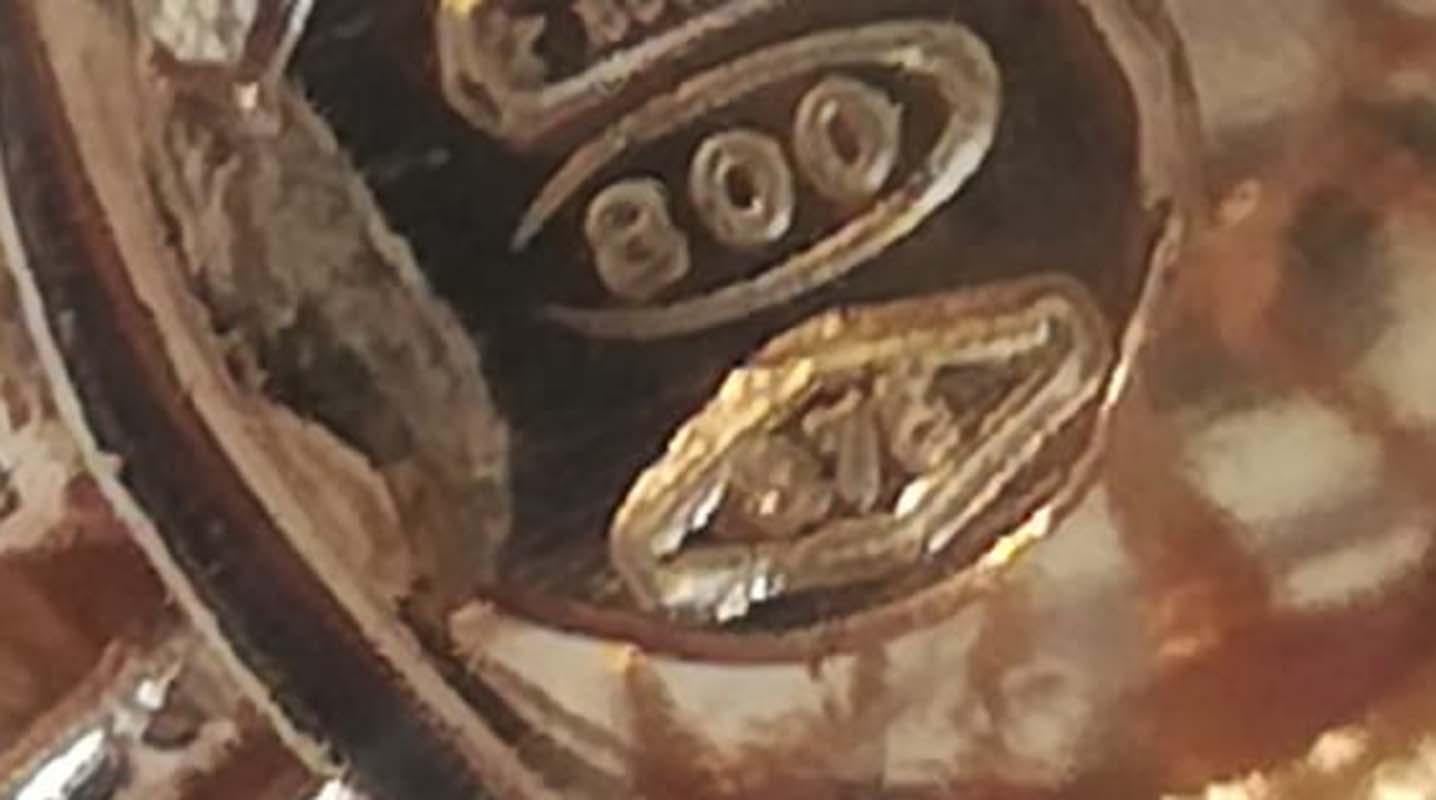 Donna Anello in corallo, rubini, diamanti, oro rosa e argento. in vendita