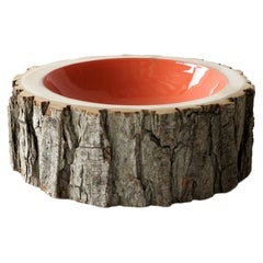 Coral Size 10 Log Bowl by Loyal Loot Made to Order Hand Made from Reclaimed Wood